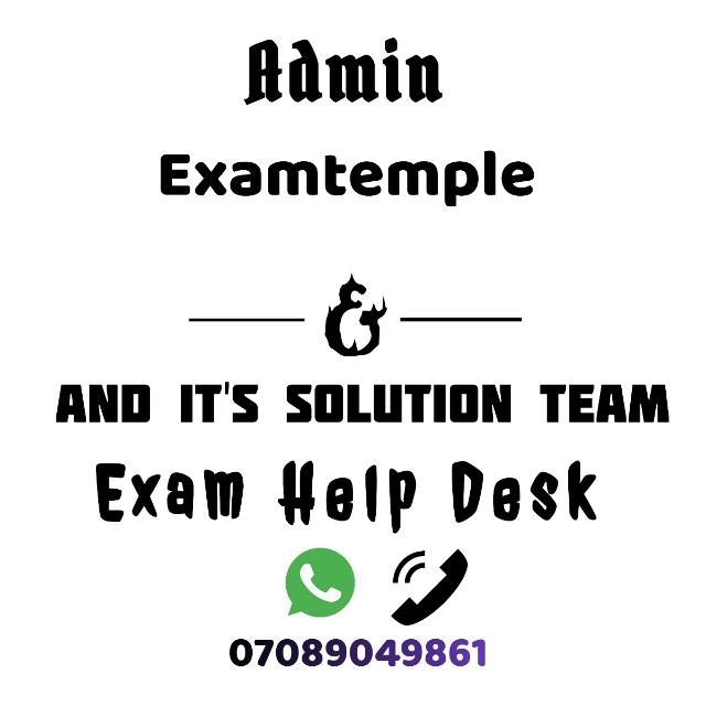 Examtemple JAMB Grp 🔥🔥✅