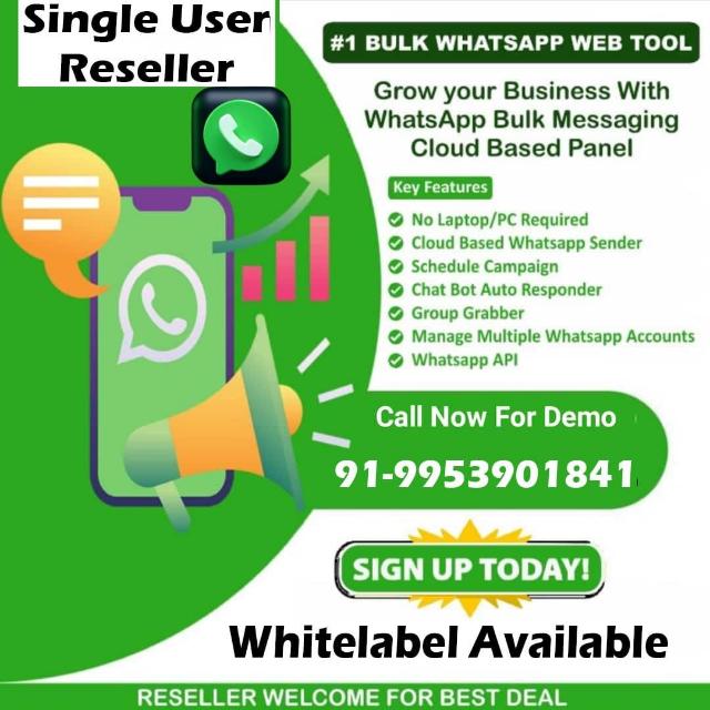 Bulk WhatsAp App- 9953901841 Cloud Based Sender