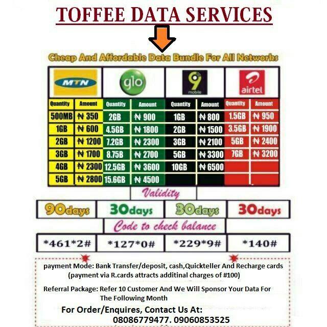 TOFFEE DATA SERVICES🖥📲